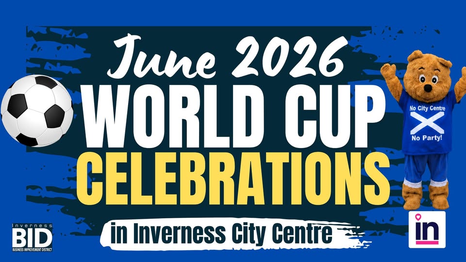 World Cup Celebrations in Inverness City Centre