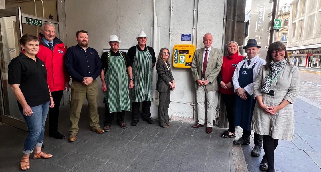 Five Defibrillators installed in Inverness City Centre
