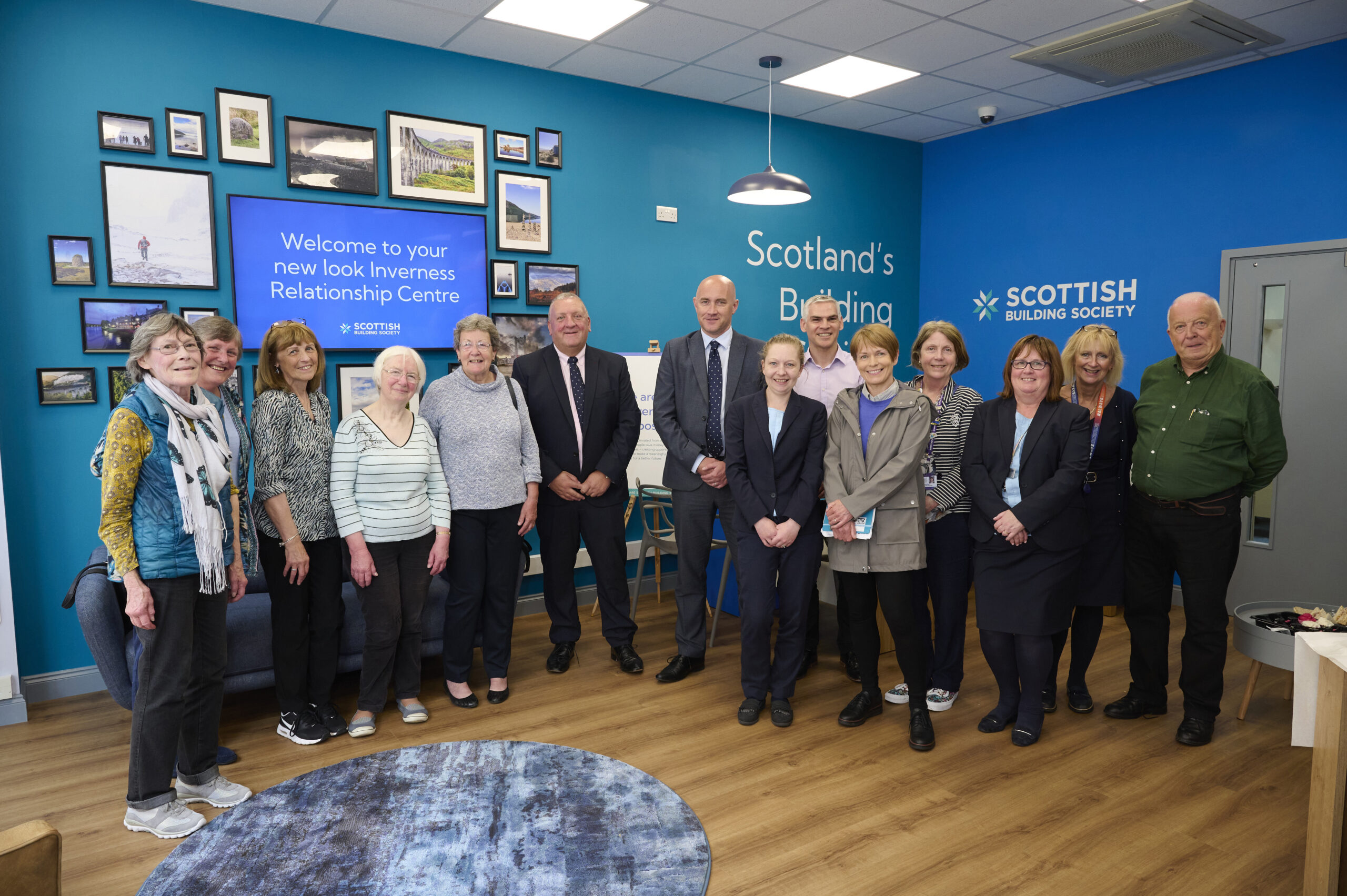 Scottish Building Society celebrates refreshed branch look and investment in Inverness