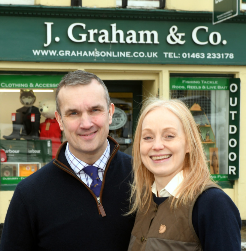 Person Behind the Business Featuring David & Kate Traill of Graham’s of Inverness